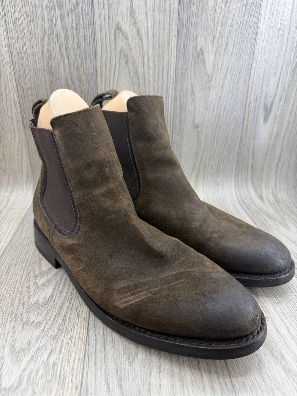 Thursday Boot Company Brown Suede Chukka Chelsea Boots